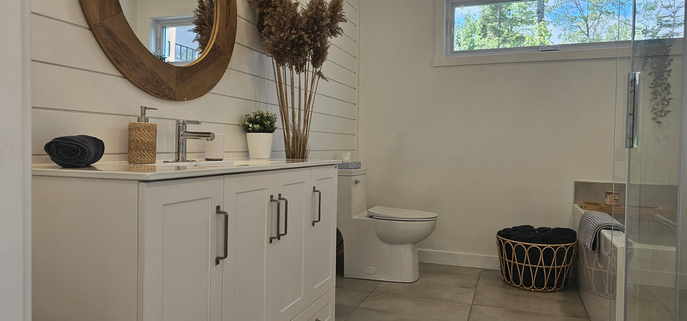 Salle de bain rez-de-jardin